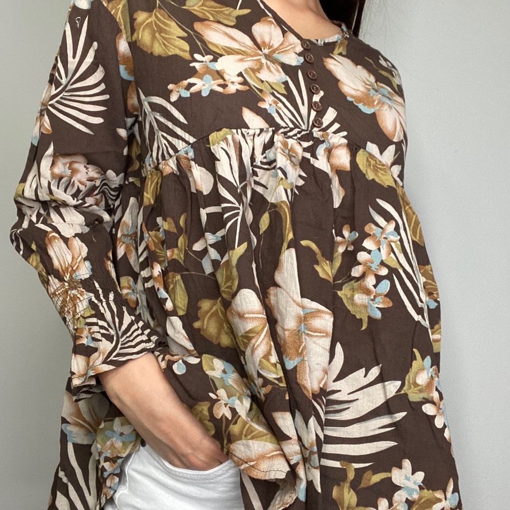 Women Floral Print Blouse